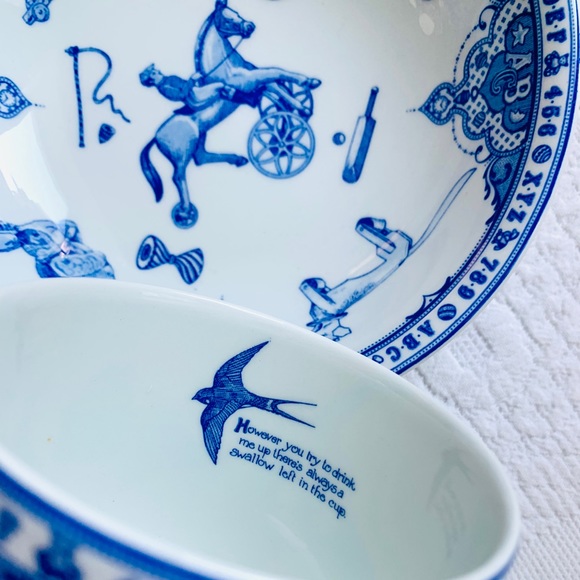 Spode Edwardian Childhood 2 Pc Set Bowl & Mug - Picture 2 of 15